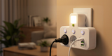 Power Strip – USB-A & USB-C Ports, Up to 5 Outlets, Built-In Night Light