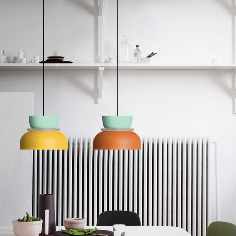 Macaron LED Pendelleuchte – Höhenverstellbare Skandinavische Designlampe für Modernes Wohnen