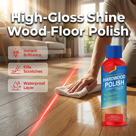 Wood Floor & Furniture Polish – 100ml High-Gloss, Waterproof & Scratch Repair