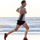 ComfortFlow Support Socks | Soft Highly Elastic Calf Compression - for Muscle Recovery and Circulation Enhancement Bowlift