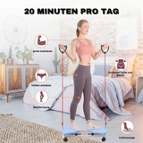 Stepper mit Widerstandsbändern für Ganzkörpertraining
