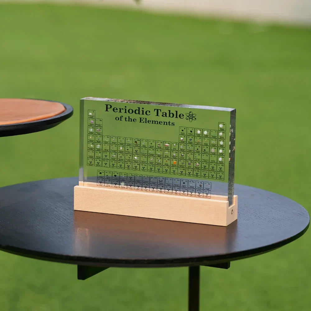 Elementa – Illuminated Periodic Table with Real Elements