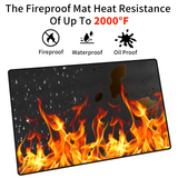 Under-Grill Deck Mat – Non-Slip, Grease-Resistant & 2 Sizes