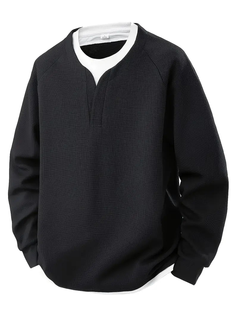 **Wilbert™ Layered Look Long Sleeve Shirt for Everyday Wear - Stylish & Comfortable**