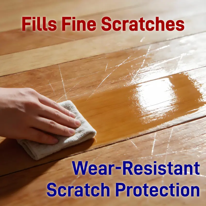 Wood Floor & Furniture Polish – 100ml High-Gloss, Waterproof & Scratch Repair