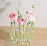 Noxord | Flexible Flower Vases with Hinges | Modern Glass Tube Vase