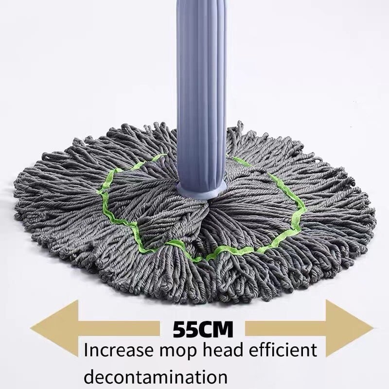 Optimized Product Title: **Handfreier Mikrofaser-Mopkopf mit Selbstauswringfunktion – 55 cm für müheloses Reinigen** 

This title includes relevant keywords while maintaining clarity and appeal for potential customers.
