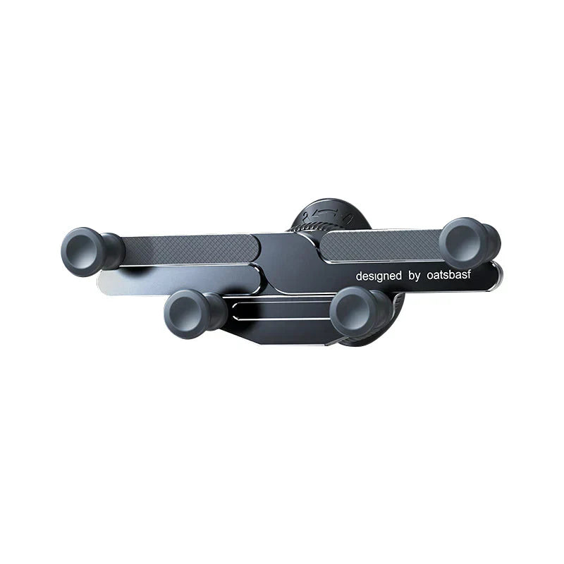Car Phone Mount – 360° Rotation, Vent/Suction Clip & Aluminum Build
