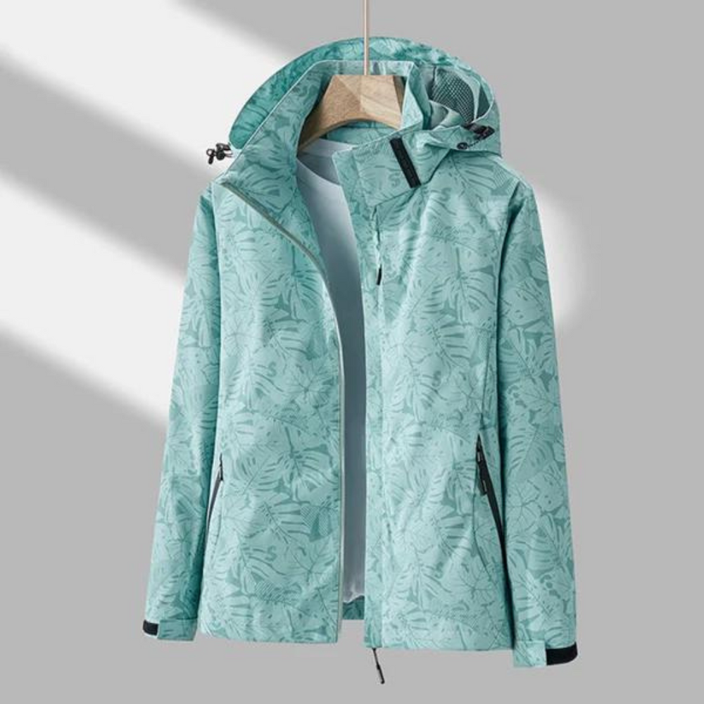 Sophie waterproof windbreaker in Blue