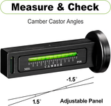 Magnetic Vehicle Inclination Gauge – ±5° Range, Magnetic Base & PC Plastic Body