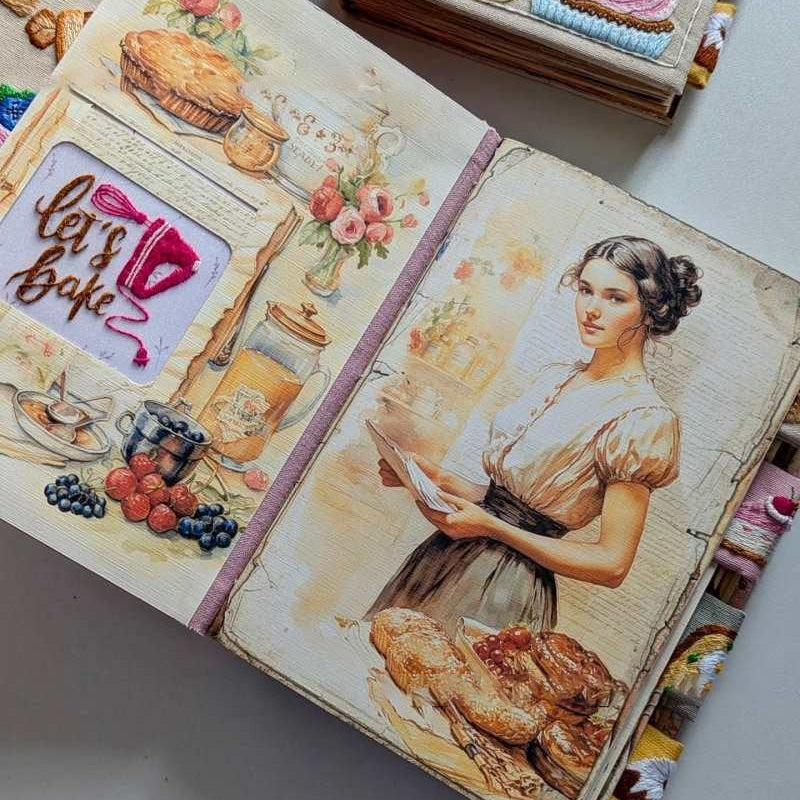 Optimized Product Title: **Handgefertigtes Rezeptbuch mit Spritzwassergeschützten Seiten – Bestickter Einband für Langlebigkeit und Stil** 

This title includes relevant keywords while enhancing clarity and appeal for potential buyers.