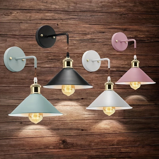 Wall Sconce – Industrial Design, Oil-Rubbed Metal Finish & Hardwired Installation