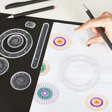 22-teiliges Spiral-Lineal-Set – Präzises Zeichnen & Kreatives Design für Künstler und Schüler