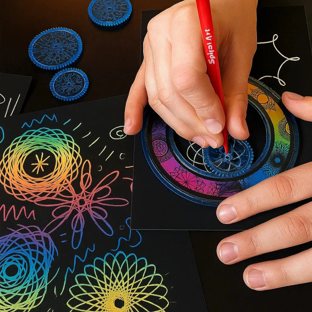 22-teiliges Spiral-Lineal-Set – Präzises Zeichnen & Kreatives Design für Künstler und Schüler