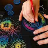 22-teiliges Spiral-Lineal-Set – Präzises Zeichnen & Kreatives Design für Künstler und Schüler