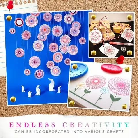 22-teiliges Spiral-Lineal-Set – Präzises Zeichnen & Kreatives Design für Künstler und Schüler