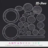 22-teiliges Spiral-Lineal-Set – Präzises Zeichnen & Kreatives Design für Künstler und Schüler