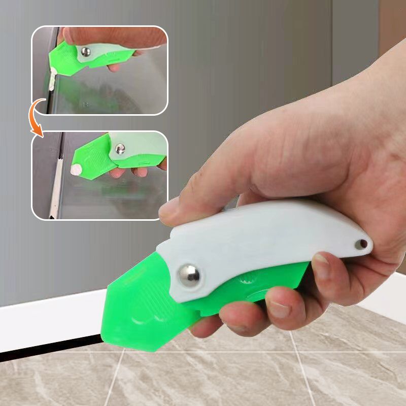 9-in-1 Caulking Tool – Silicone Sealant Finisher, Ergonomic Grip, Foldable ABS