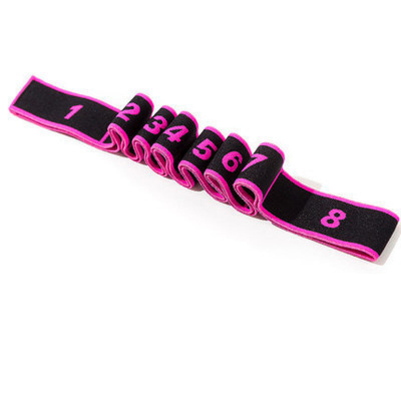 8-Segment Stretch Fitness Band – Yoga & Strength Training, Stretches to 490cm
