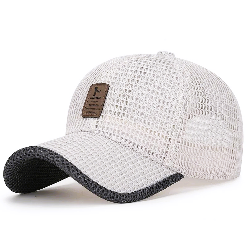 Unisex Mesh Baseball Cap – Full Ventilation, Adjustable Strap & Quick-Drying