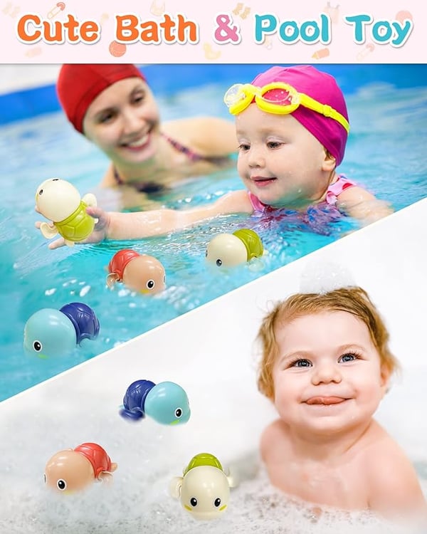 Optimized Product Title: **6er-Set Aufziehbare Schwimmschildkröten Badespielzeug – Spaß im Wasser für Kinder** 

This title includes relevant keywords while highlighting the product's features and benefits, making it more appealing for Google Shopping.