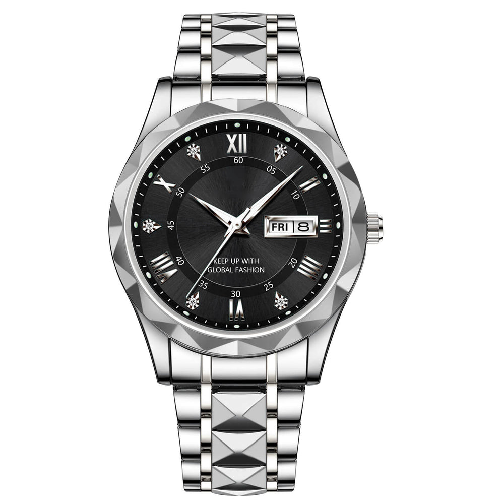 Kalsten | Waterproof Luminous Stainless Steel Two-tone Quartz Men's Watch