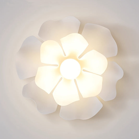 Ceiling Light – Floral Petal Design, Semi Flush Mount &amp; Modern Style