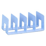 4-Compartment Desk Organizer – Book & File Sorter, Vertical or Horizontal & 4 Colors