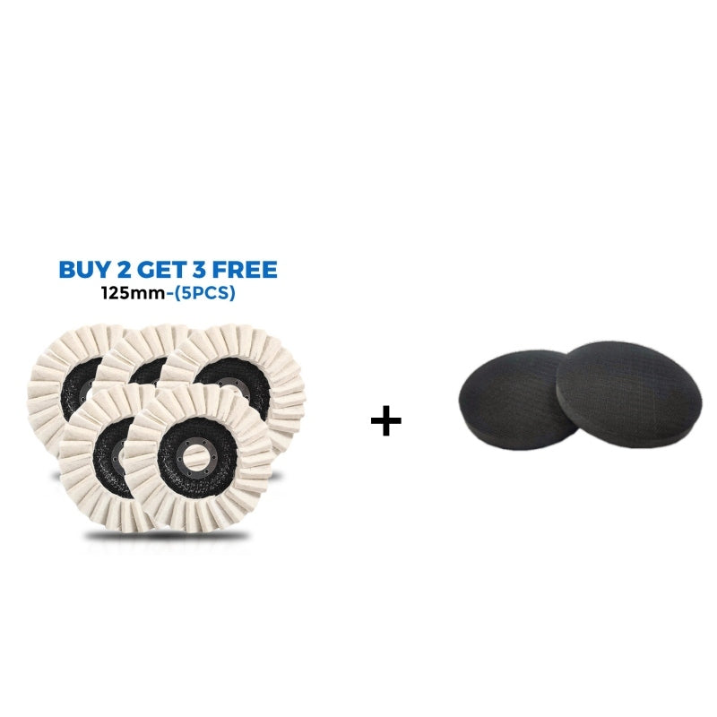 Wool Polishing Pads – 115mm & 125mm, 13,000 RPM for Angle Grinders