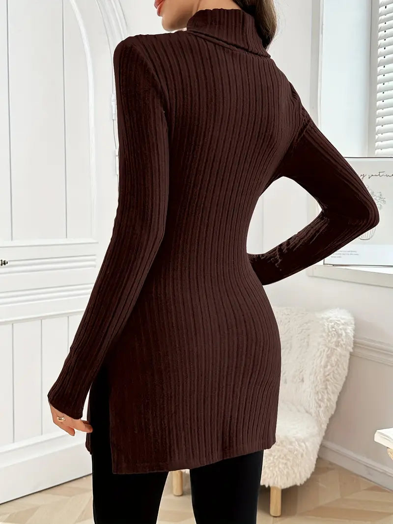 Sarah - Eleganter Langärmeliger Pullover mit Schmaler Passform für den Herbst | Stilvoller Damenpullover in Hochwertiger Qualität
