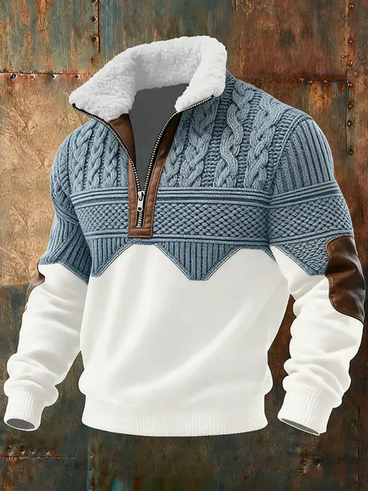 Optimized Product Title: "Herren Farbblockierter Halb-Reißverschluss Strickpullover - Modischer Pullover für Herren, Ideal für Freizeit & Alltag" 

This title includes relevant keywords while providing additional context to attract potential buyers.
