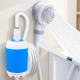 Optimized Product Title: **Tragbare Akku-Outdoor-Dusche – Ideal für Camping, Reisen und Strand** 

This title includes relevant keywords and phrases that potential customers might search for, while also highlighting the product's key features and uses.