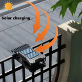 Solar Motion Sensor Light – Clamp Mount, 3 Modes & Solar/USB Charging