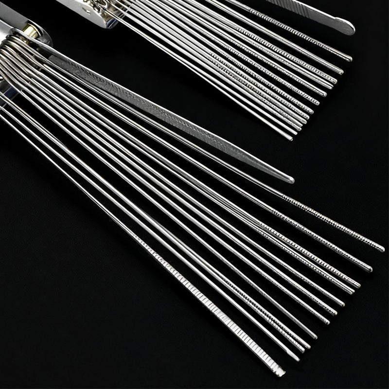 Stainless Steel Cleaning Needles – Precision Set, Rust-Resistant & Foldable Storage