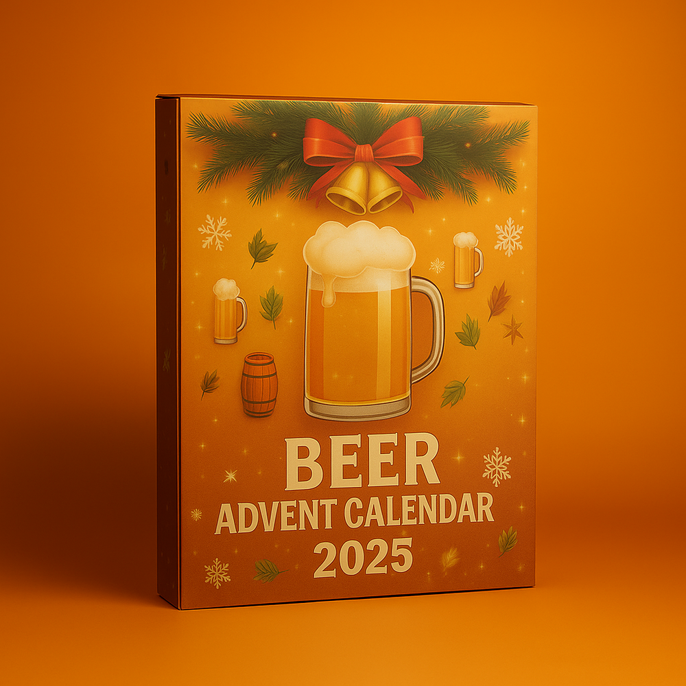 Advent Calendar Beer Style Mini Bottle Ornament Holiday Set