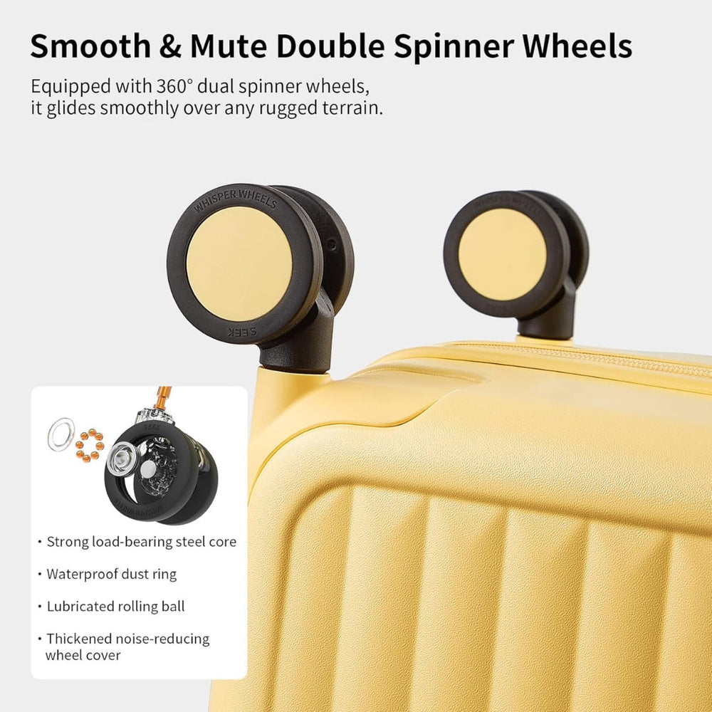 Optimized Product Title: **Airline-Approved 20" Carry-On Luggage - Durable Triple-Layer PC Shell with 3:7 Split Design for Easy Packing** 

This title includes relevant keywords while highlighting key features to attract potential buyers.
