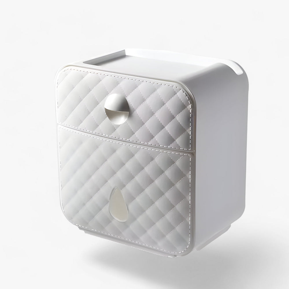 Toilettenpapierhalter mit wasserdichter Abdeckung und Ablage