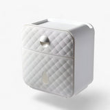 Toilettenpapierhalter mit wasserdichter Abdeckung und Ablage