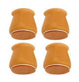 Silicone Furniture Leg Covers – Floor-Protecting Glides with Felt Pads, 16-Pack