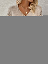 Enhanced Product Title: Wendy™ - Eleganter Langarm-Pullover mit V-Ausschnitt für Damen – Stilvolles Design für jede Gelegenheit

This title includes relevant keywords while maintaining clarity and appeal for potential customers.