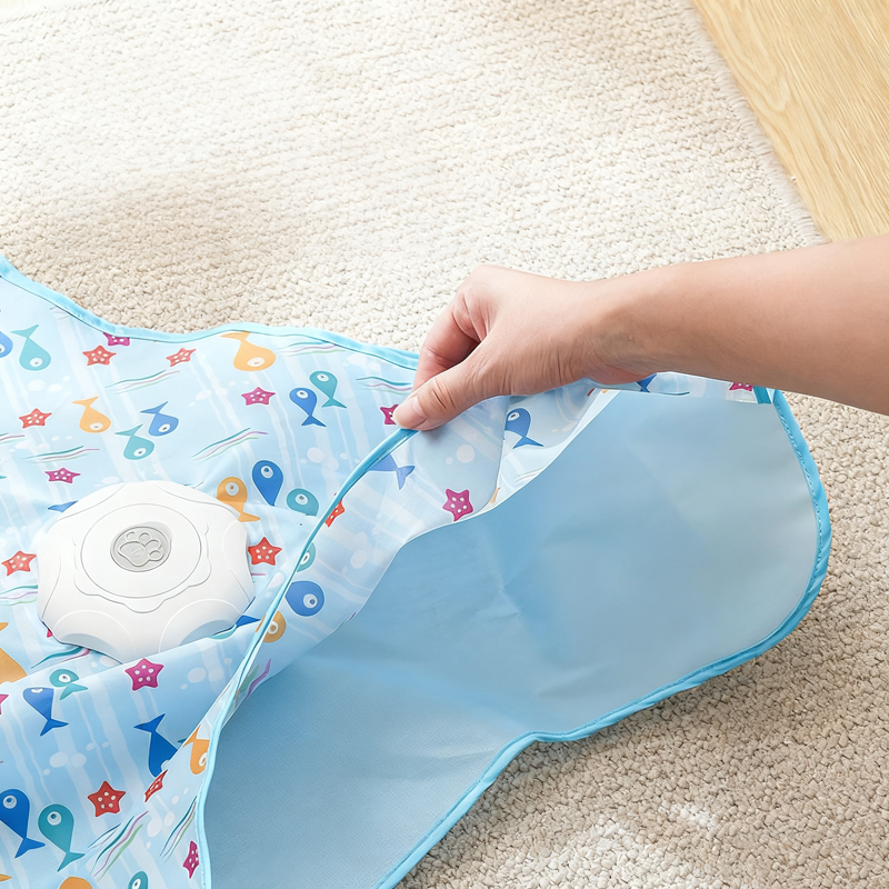 Interactive Cat Play Mat – Hidden Feather, 65 cm & 1200 mAh Rechargeable