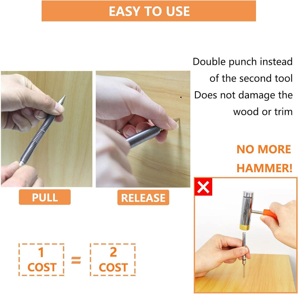 Enhanced Product Title: "Automatischer Körner – Präzises Markieren ohne Hammer für Metall und Holz" 

This title includes keywords that improve search visibility while clearly describing the product's benefits and applications.