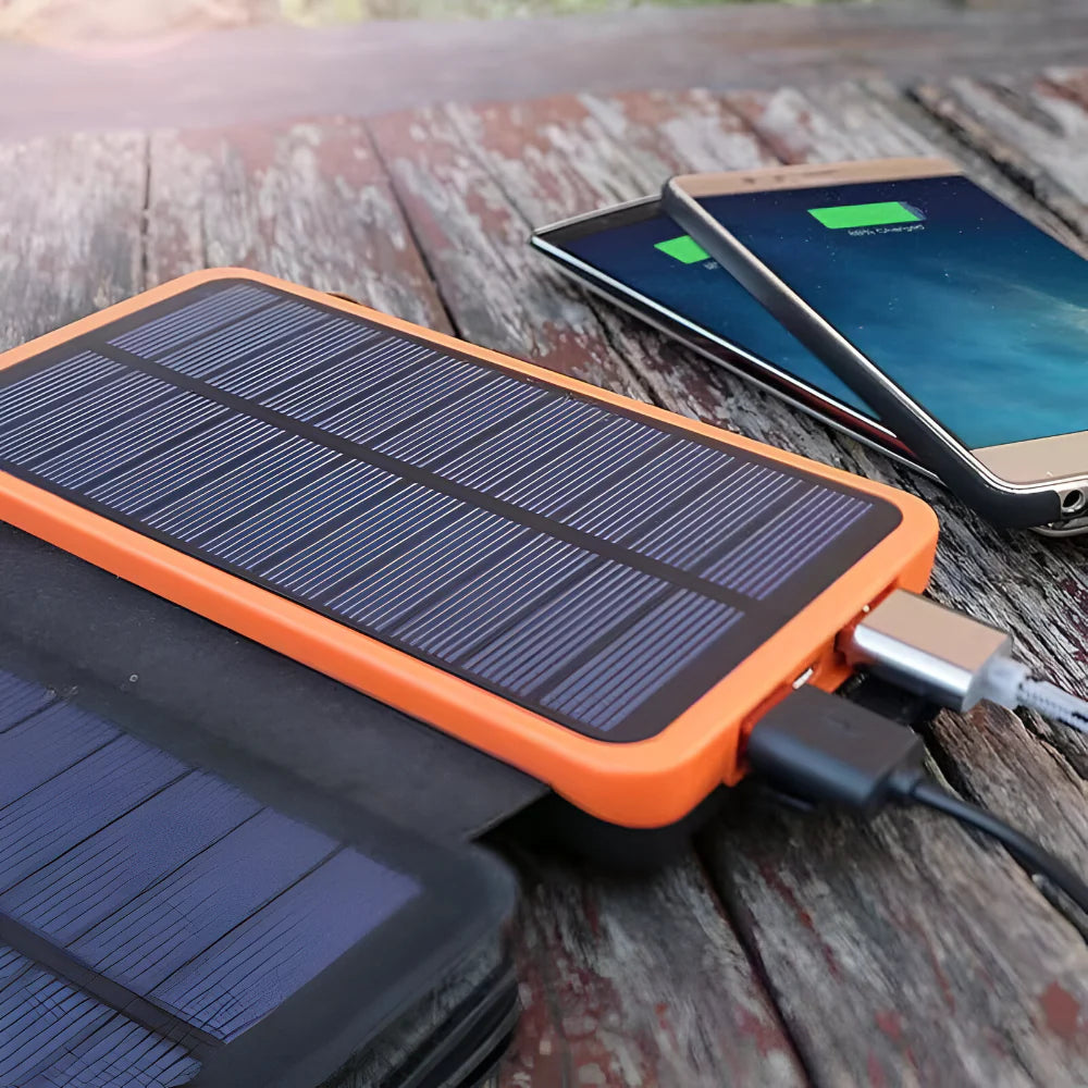 Portable Solar Charger Power Bank Foldable Panel