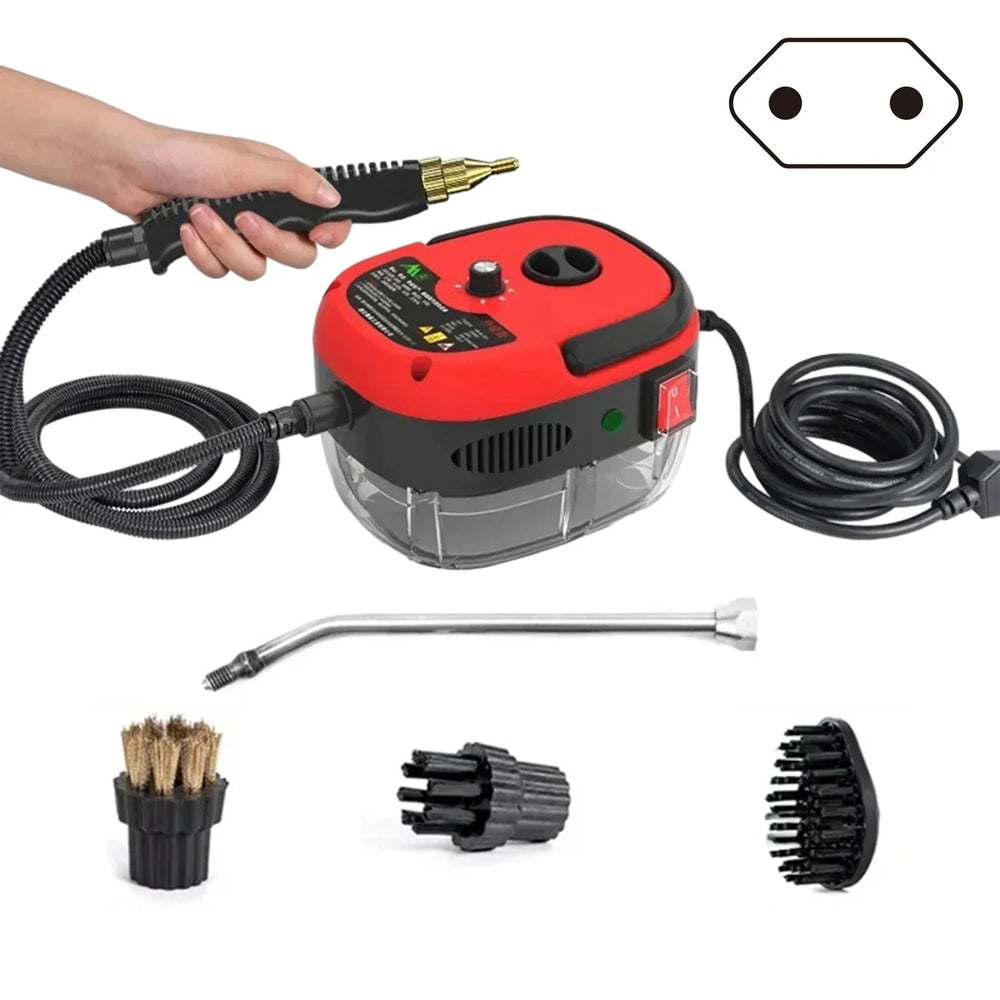 2500W High-Pressure Steam Cleaner - 6 Adjustable Settings for Home & Kitchen Deep Cleaning