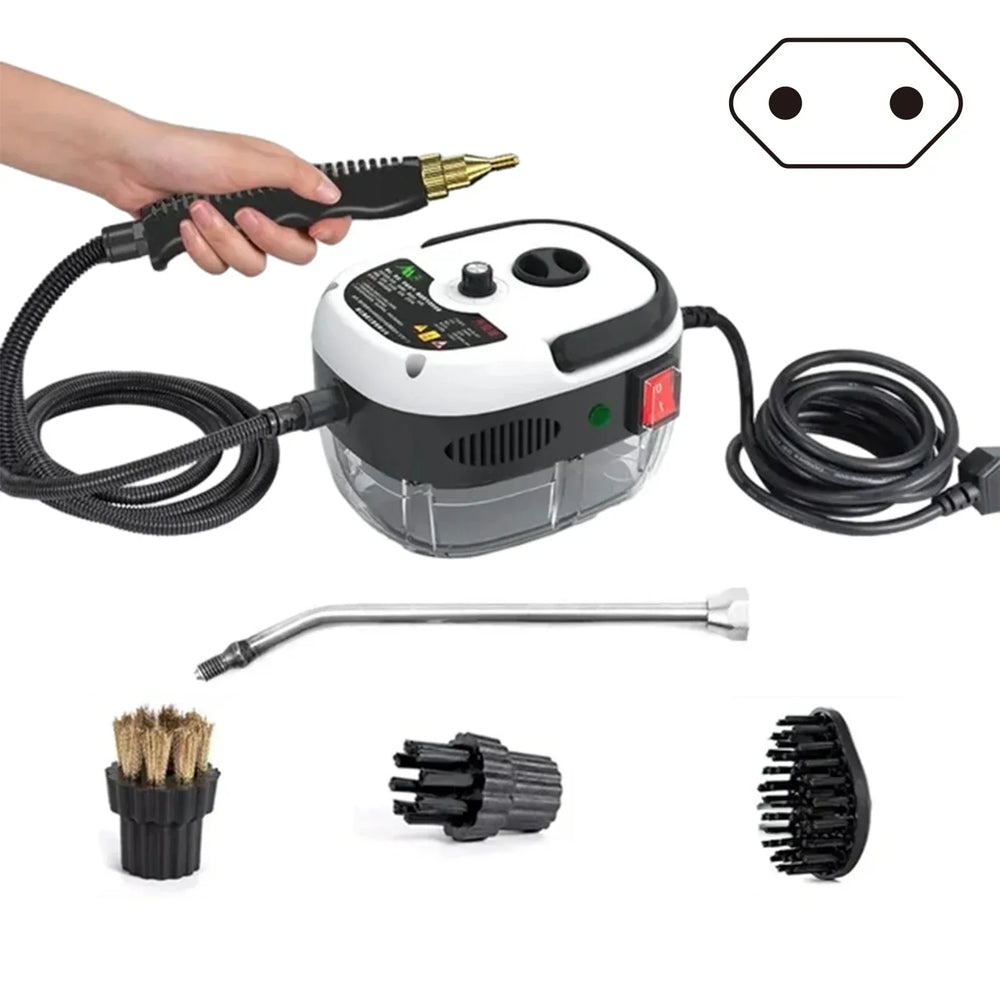2500W High-Pressure Steam Cleaner - 6 Adjustable Settings for Home & Kitchen Deep Cleaning