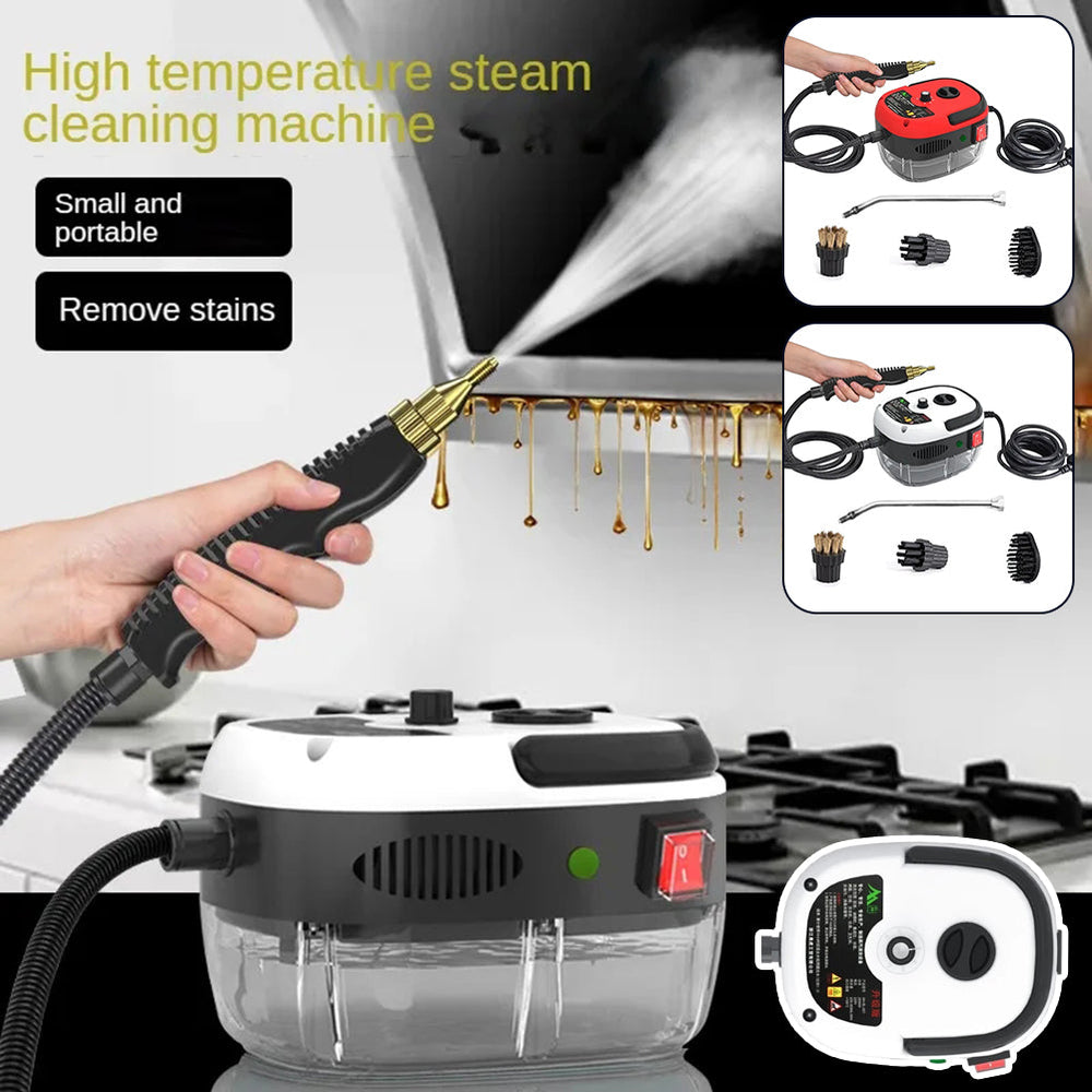 2500W High-Pressure Steam Cleaner - 6 Adjustable Settings for Home & Kitchen Deep Cleaning