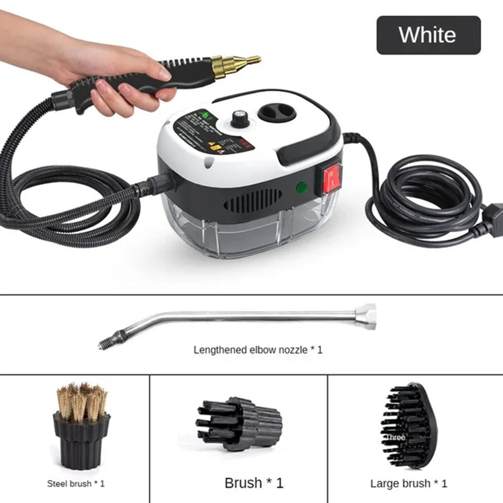 2500W High-Pressure Steam Cleaner - 6 Adjustable Settings for Home & Kitchen Deep Cleaning