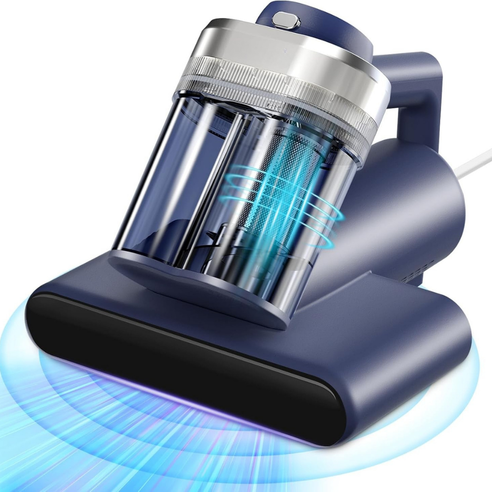 UV-C Mattress Vacuum Cleaner – Anti-Mite, HEPA Filter & Dual Dust Chamber