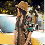 Wide-Brim Straw Sun Hat – Khaki, Fedora Style & UV Protection