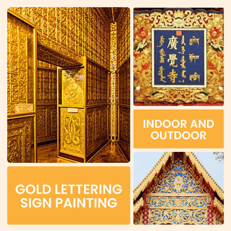 Water-Based Metallic Paint – 200g, Gold & Silver, Mirror Finish